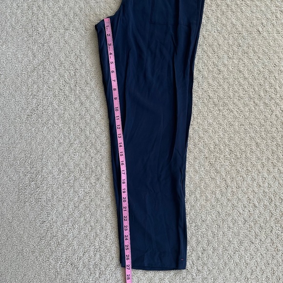 XiRENA 100% Silk Mercer Straight Leg Pant Navy Blue Small NWT Luxury Lightweight - Picture 14 of 14